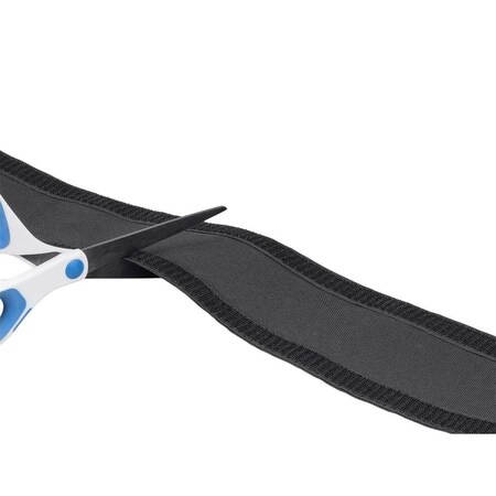 Monoprice Floor Wrap with Hook & Loop Fastener_ 100mm Diameter_ 20 Feet Long 21848